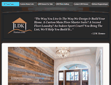 Tablet Screenshot of ldkhomes.com